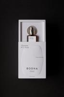 Boîte d'emballage coulissante pliable personnalisée avec logo en relief en creux pour flacon de parfum 50 ml