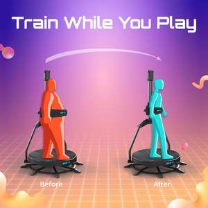 Série KAT Walk C2 VR |   Tapis de marche omnidirectionnel à 360° avec matériau ABS et accessoires pour jeux VR et fitness à domicile - Product Image 6