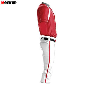 ชุดเบสบอลราคาส่งถูกแบบสั่งทำพิเศษ ระบายอากาศได้ดี ไซส์ใหญ่ สำหรับทีมผู้ใหญ่ พร้อมลายพิมพ์ - Product Image 5