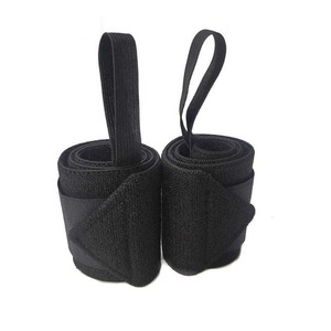 Fitness Elastic Gym Weight Lifting Wrist Wraps With <b>Thumb</b> Loops <b>for</b> Weightlifting - Product Image 3