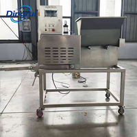 Machine automatique de formage de galettes à haute capacité, 2100-4200 PCS/H, pour la fabrication de burgers de viande, destinée à la transformation alimentaire commerciale