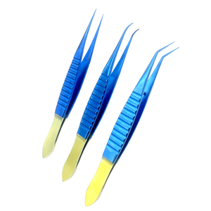 Pinces à bec effilé, pinces à épiler pointues, outils médicaux professionnels de haute qualité en acier, ensemble d'instruments de greffe de cheveux FUE, CE - Product Image 2