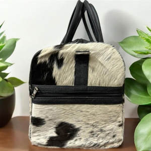 Most Popular Winter Wear Custom <b>Men</b> Cowhide <b>Leather</b> <b>Duffle</b> <b>bags</b> New Fashion Design Fur Cowhide <b>Leather</b> <b>Duffle</b> <b>bags</b> For <b>Men</b> - Product Image 6