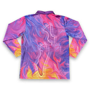 High Quality Custom Made <b>Fishing</b> Polo Shirts Sublimation <b>Fishing</b> <b>Wear</b> Quick Dry Men'sPolo Shirts With Long Sleeve OEM Design - Product Image 2