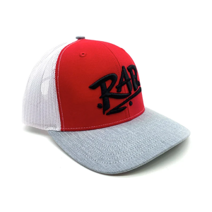 Venta al por mayor personalizado Puff 3D bordado Logo camionero sombreros personalizados de perfil medio de 6 paneles sombreros deportivos ODM Vietnam Headwear Factory - Product Image 3