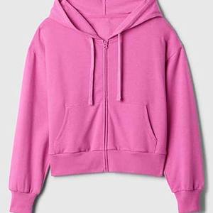 Pink Colour <b>Women</b> Workout Sportswear Hoodie Jacket With New Style Breathable Plus Size <b>Women's</b> Hoodies Sweatshirt From Pakistan - Product Image 4