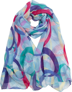 Custom Digital Print <b>Scarves</b> Fabric Premium Quality White Label Service Bulk Supply Low MOQ Perfect for Brand Promotion - Product Image 1