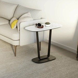 Easy Portable Table Metal Black Powder Coated Terminado Mesa de centro Pantalla lateral Mesa de diseño multifunción en precio barato - Product Image 2