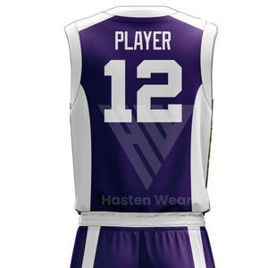 Fabrication professionnelle d'uniformes de basket-ball pour hommes et service OEM, uniforme de basket-ball respirant à séchage rapide, vente chaude - Product Image 6