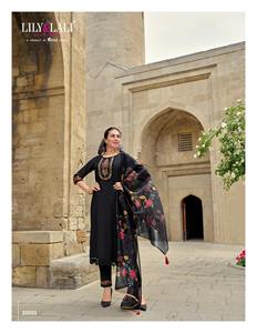 Excelente calidad de exportación Hermoso vestido Viscouse Kurti con pantalón y Dupatta con trabajo hecho a mano y bordado Trabajo Mujer Moda - Product Image 4