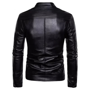 Nouvelle veste en cuir de vache véritable à boutons avant, mince, écologique, respirante, confortable et à séchage rapide pour moto - Product Image 2