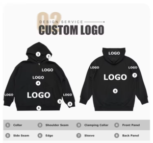 เสื้อมีฮู้ดแบบสวมศีรษะสำหรับผู้ชายมีซิปรูดทรงสั้นผ้าฝ้ายเทอร์รี่เทอร์รี่ - Product Image 6