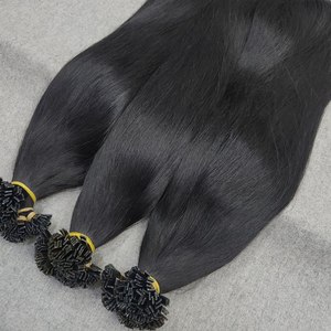 ผมแท้เวียดนาม T03 แบบปลายแบน เย็บสองชั้น ซุปเปอร์ดับเบิ้ลดรอว์นเอนด์ น้ำหนัก 100 กรัม สามารถดัดได้ทุกสี ความยาว 8 นิ้ว แบบหยิก - Product Image 4