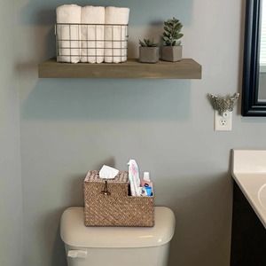 กล่องใส่กระดาษทิชชู กล่องเก็บของทำมือจากหญ้าทะเล  งานฝีมือ  เป็นมิตรกับสิ่งแวดล้อม  ของตกแต่งบ้านจากธรรมชาติ  ขายส่งจากเวียดนาม - Product Image 3