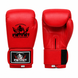Guantes de Boxeo de Piel Auténtica al por Mayor, de Alta Calidad, Personalizables, con Soporte de Velcro para la Muñeca, Impermeables, para Entrenamiento de Principiantes - Product Image 1