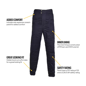 Vêtements de sport grande taille coupe-vent ignifuges légers de haute qualité pantalons de course automobile en vente en plein air - Product Image 4