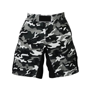 Pantalones cortos de camuflaje MMA, tela de camuflaje Súper suave, elásticos, de residuos MMA - Product Image 1
