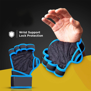 Gants croisés respirants d'haltérophilie de gymnastique avec logo personnalisé Gants d'entraînement de musculation pour la coupe croisée - Product Image 6