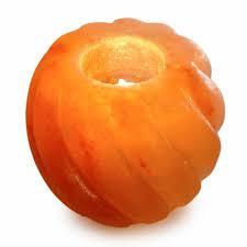 Bougie en forme de pomme avec sel rose de l'Himalaya - Product Image 4