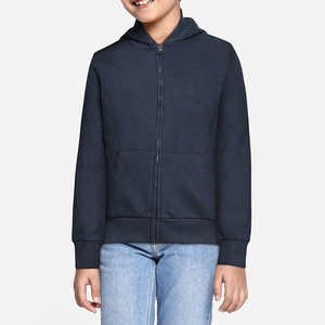 Sweat-shirt à capuche en coton avec logo personnalisé, broderie 3D, style zippé, polaire chaud, pour hommes et femmes, fournisseur direct d'usine OEM - Product Image 6