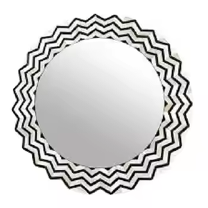 Espejo Decorativo de Pared de Diseño Moderno con Incrustaciones de Hueso, Venta Directa de Fábrica, Alta Calidad, Hecho a Mano - Product Image 4