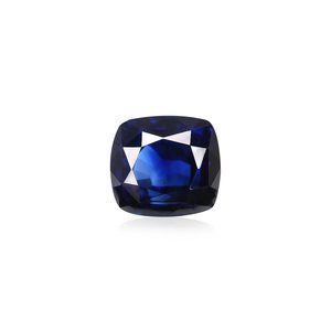 Zafiro Azul - 3.37 Quilates, Gema Natural Facetada, Color Azul Real Calibrado, Tamaño 10mm, Altura 8mm, Gema Suelta Tratada con Calor - Product Image 1