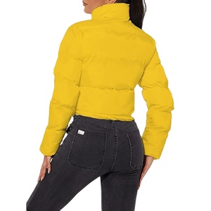 Chaqueta acolchada transpirable ligera personalizada para mujer, chaqueta acolchada cálida con cierre de cremallera con estilo informal, chaqueta para exteriores para mujer - Product Image 4