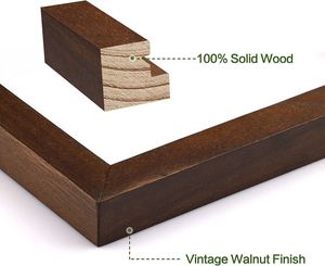 Cadre photo fait main de luxe vintage à la mode bonne vente cadre photo en bois avec façade en verre PAR HF CRAFTS - Product Image 2