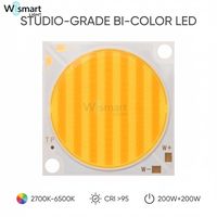 Module LED COB bicolore 100W+100W 40x40mm 28-32V 2700K-6500K CRI95 avec NTC intégré pour éclairage de studio