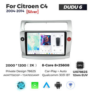 MEKEDE DUDU7 Android Voiture Vidéo Radio DVD Lecteur Multimédia Stéréo pour <span class=keywords><strong>Citroen</strong></span> <span class=keywords><strong>C4</strong></span> 2004-2014 Sans Fil Car-play 4G - Product Image 5