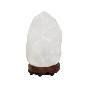 Lampe en sel blanc de l'Himalaya, sel cristallin naturel, lampe de nuit décorative, lampe de table, éclairage pour la maison, la chambre, le bureau, le salon - Product Image 4