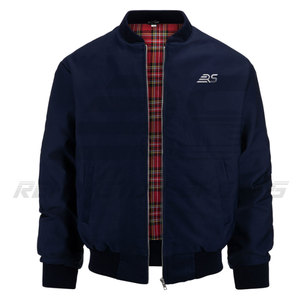 Solid Color Full Zipper Men Bomber <b>Jacket</b> High Quality Bomber <b>Jacket</b> <b>Light</b> Weight Bomber <b>Jacket</b> - Product Image 2