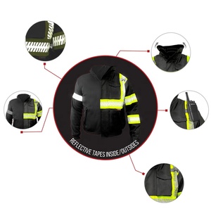 Haute qualité, toutes tailles, veste de sécurité de couleur unie pour le travail, veste haute visibilité la plus vendue avec fonction réfléchissante - Product Image 6