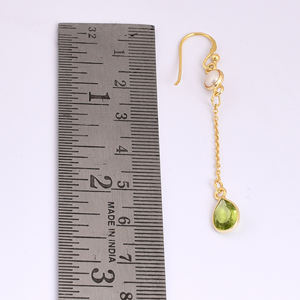 เงินแท้ 925 พร้อมทองชุบ Rose Quart ต่างหูมุก - Product Image 2