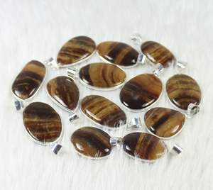 Lote al por mayor de collares de piedras preciosas aragonitas para niñas, joyería colgante increíble con ajuste de bisel, suministro a granel - Product Image 2