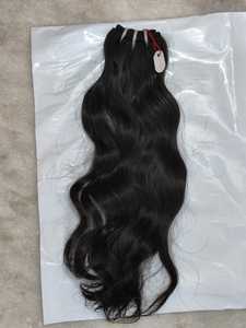 Paquetes de cabello humano ondulado de primera calidad, paquetes de cabello ondulado a granel de trama de máquina virgen cruda Temple, cabello virgen indio crudo de doble trama - Product Image 4