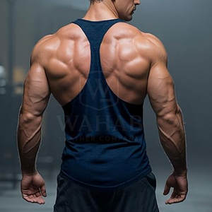 Débardeur musculaire tendance pour hommes, haut athlétique sans manches doux, vêtements décontractés à vendre - Product Image 2