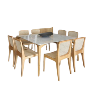 Premium Luxury Home Furniture Restaurant Set Juego de comedor de madera para café Restaurante y comedor Direct Factory - Product Image 2