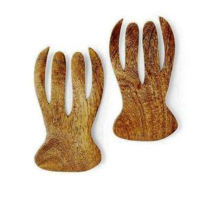 Top Selling Product Accessories Acacia <b>Salad</b> <b>Server</b> Set Eco-Friendly Dishwasher Safe <b>Salad</b> Tools Home Kitchen Made in India - Product Image 3
