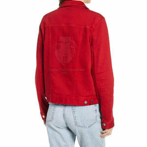 Chaqueta Vaquera para Mujer con Cuello Camisero, Chaqueta Vaquera para Mujer de Talla Grande, Chaqueta Vaquera para Mujer para Uso en Exteriores - Product Image 3