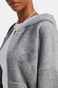 2025 recién llegado dos piezas 100% algodón polar peso pesado Color sólido gota hombro cremallera Sudadera con capucha y chándal Flare Jogger - Product Image 6