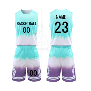 Nouvel arrivage Uniforme de basket-ball couleur unique Offre Spéciale uniforme de basket-ball nom de l'équipe personnalisé de bonne qualité - Product Image 1