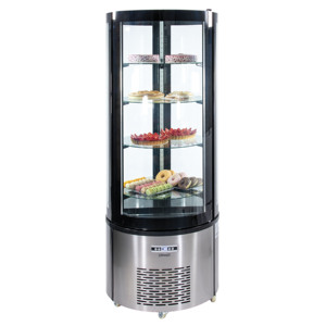 360L Round Refrigerated Display Case for Freezers & Fridges - Product Image 1