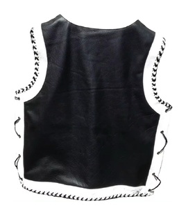 Genuine Leather Motorcycle <b>Vest</b> Motorbike <b>Vest</b> Made Original Leather <b>Vest</b> Safety Clothing Top Quality Leather Motorbike <b>Vest</b> - Product Image 5
