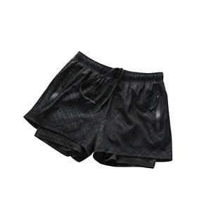 Custom Logo Men's Gym <b>Shorts</b> 2-in-1 Summer Breathable Lining Sports Wear Vintage Style Hot <b>Shorts</b> with <b>Elastic</b> <b>Waist</b> <b>Plus</b> <b>Size</b> - Product Image 1