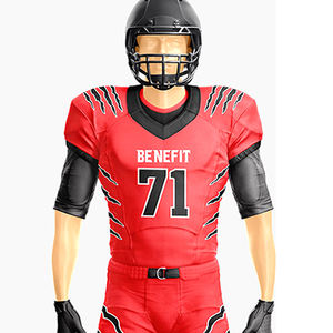 Top Quality Custom Design Football Uniform Set American Football Tops American Football Jersey - Product Image 3