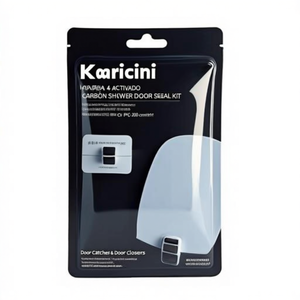 Kit Guarnizioni per Porta Doccia Koricini 4 Pezzi, PVC Trasparente 4 mm, Altezza 200 cm - Product Image 2