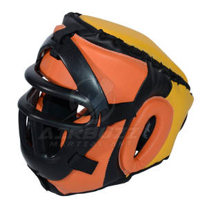 อุปกรณ์ป้องกันหัวมวยหนังระบายอากาศได้ดีอุปกรณ์ป้องกันสไตล์สปอร์ตออกแบบได้ตามต้องการ - Product Image 6