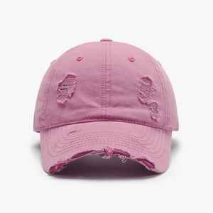 2025 mode en plein air garder au chaud Sport chapeau casquette nouveau Vintage lavé en détresse trou pur vente en gros Offre Spéciale unisexe Baseball - Product Image 6