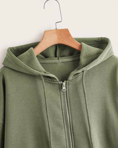 Wholesales Custom Logo Blank 100% Cotton Men's hoodies Custom DTF printed logo solid colour breathable Streetwear men's Hoodies - Product Image 3